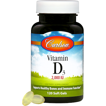 Carlson Labs Vitamin D 2000 IU 120 gels VIT78