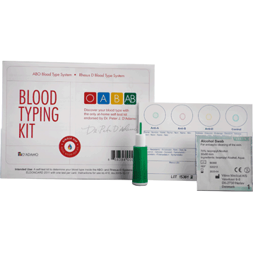 DAdamo Personalized Nutrition Home Blood Type Testing Kit 1 kit BLOO8