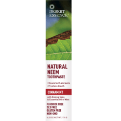 Desert Essence Natural Neem Toothpaste Cinnamint 6.25oz D34103