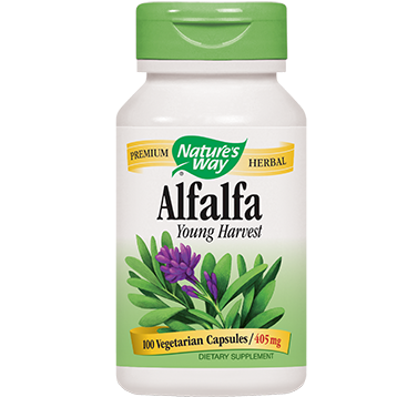 Natures Way Alfalfa Leaves 405 mg 100 caps ALFA9