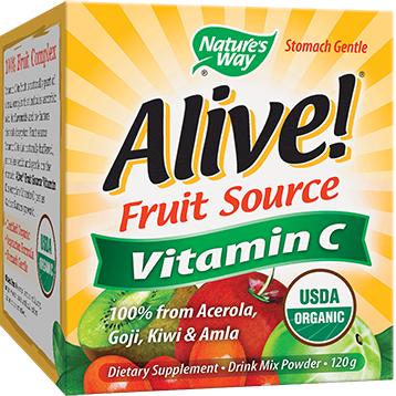 Natures Way Alive® Organic Vitamin C Powder 120 gms ALI22