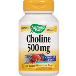 Natures Way Choline 500 mg 100 tabs CHOL3