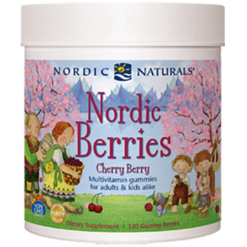 Nordic Naturals Nordic Berries Cherry Berry 120 Gummies N30126