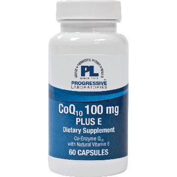 Progressive Labs CoQ10 100 mg Plus E 60 caps COQ14