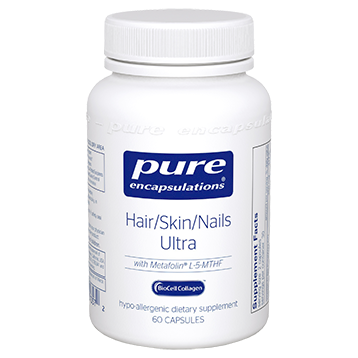 Pure Encapsulations Hair Skin Nails Ultra 60 vcaps P13572