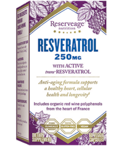 Reserveage Resveratrol 250mg 60 vegcaps R78622