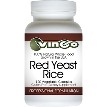 Vinco Red Yeast Rice Rx 600 mg 120 vegetarian capsules VRYR